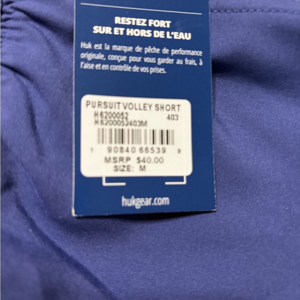 Huk Women's Athletic Shorts in Deep Blue - Picture 2 of 3